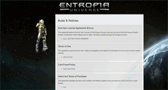 Desktop Screenshot of legal.entropiauniverse.com